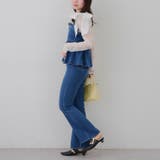 【S/Mサイズ展開】オーガンリボンペプラムサロペット | RMAF　NICE CLAUP / OLIVE des OLIVE | 詳細画像24 