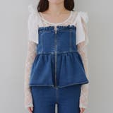 【S/Mサイズ展開】オーガンリボンペプラムサロペット | RMAF　NICE CLAUP / OLIVE des OLIVE | 詳細画像26 