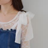 【S/Mサイズ展開】オーガンリボンペプラムサロペット | RMAF　NICE CLAUP / OLIVE des OLIVE | 詳細画像35 