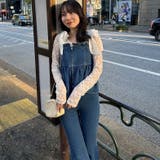 【S/Mサイズ展開】オーガンリボンペプラムサロペット | RMAF　NICE CLAUP / OLIVE des OLIVE | 詳細画像6 