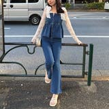 ブルー | 【S/Mサイズ展開】オーガンリボンペプラムサロペット | RMAF　NICE CLAUP / OLIVE des OLIVE