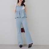 ブリーチ | 【S/Mサイズ展開】オーガンリボンペプラムサロペット | RMAF　NICE CLAUP / OLIVE des OLIVE