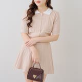 【セットアップ】配色ケーブルニット | NICE CLAUP / OLIVE des OLIVE　OUTLET | 詳細画像3 