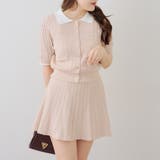 【セットアップ】配色ケーブルニット | NICE CLAUP / OLIVE des OLIVE　OUTLET | 詳細画像6 