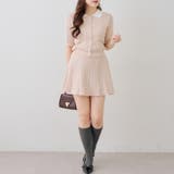 【セットアップ】配色ケーブルニット | NICE CLAUP / OLIVE des OLIVE　OUTLET | 詳細画像7 