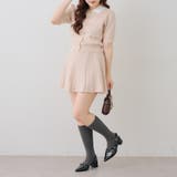 【セットアップ】配色ケーブルニット | NICE CLAUP / OLIVE des OLIVE　OUTLET | 詳細画像8 