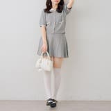 【セットアップ】配色ケーブルニット | NICE CLAUP / OLIVE des OLIVE　OUTLET | 詳細画像12 