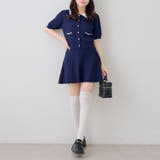 【セットアップ】配色ケーブルニット | NICE CLAUP / OLIVE des OLIVE　OUTLET | 詳細画像15 