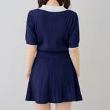 【セットアップ】配色ケーブルニット | NICE CLAUP / OLIVE des OLIVE　OUTLET | 詳細画像18 