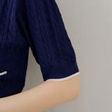 【セットアップ】配色ケーブルニット | NICE CLAUP / OLIVE des OLIVE　OUTLET | 詳細画像19 