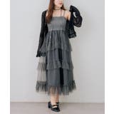 シャーリングティアードキャミワンピース | NICE CLAUP / OLIVE des OLIVE　OUTLET | 詳細画像7 