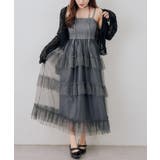 シャーリングティアードキャミワンピース | NICE CLAUP / OLIVE des OLIVE　OUTLET | 詳細画像3 