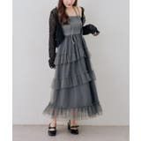 シャーリングティアードキャミワンピース | NICE CLAUP / OLIVE des OLIVE　OUTLET | 詳細画像5 