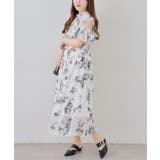 ブラック | 肩開き後リボンワンピース | RMAF　NICE CLAUP / OLIVE des OLIVE