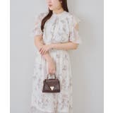 アイボリー | 肩開き後リボンワンピース | RMAF　NICE CLAUP / OLIVE des OLIVE