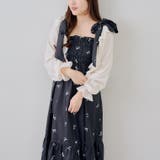 柄2 | シャーリングロングタンクワンピース | NICE CLAUP / OLIVE des OLIVE　OUTLET