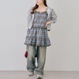 フリル付きキャミティアードワンピース | NICE CLAUP / OLIVE des OLIVE　OUTLET | 詳細画像20 