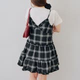 フリル付きキャミティアードワンピース | NICE CLAUP / OLIVE des OLIVE　OUTLET | 詳細画像5 