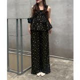 【セットアップ】リボン付キャミ×パンツ サロペ風 | RMAF NICE CLAUP / OLIVE des OLIVE | 詳細画像6