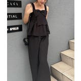 【セットアップ】リボン付キャミ×パンツ サロペ風 | RMAF NICE CLAUP / OLIVE des OLIVE | 詳細画像15