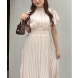 アイボリー | 【前後2WAY】プリーツワンピース | RMAF　NICE CLAUP / OLIVE des OLIVE