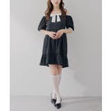 【Web限定】リボン付ドットミニワンピース | RMAF　NICE CLAUP / OLIVE des OLIVE | 詳細画像9 