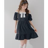【Web限定】リボン付ドットミニワンピース | RMAF　NICE CLAUP / OLIVE des OLIVE | 詳細画像4 