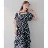 柄1 | 【5種展開】バルーン袖ティアードワンピース | RMAF　NICE CLAUP / OLIVE des OLIVE