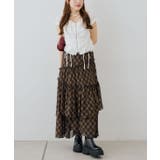 【チェック柄】ランダムティアードロングスカート | RMAF　NICE CLAUP / OLIVE des OLIVE | 詳細画像21 