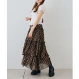 【チェック柄】ランダムティアードロングスカート | RMAF　NICE CLAUP / OLIVE des OLIVE | 詳細画像22 