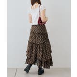 【チェック柄】ランダムティアードロングスカート | RMAF　NICE CLAUP / OLIVE des OLIVE | 詳細画像23 