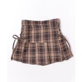 【S/Mサイズ展開】サイドレースアッププリーツミニスカート | RMAF　NICE CLAUP / OLIVE des OLIVE | 詳細画像1 