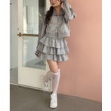 【セットアップ対応】ラインダンボールフリルミニスカート | RMAF NICE CLAUP / OLIVE des OLIVE | 詳細画像9