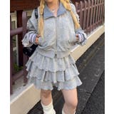 【セットアップ対応】ラインダンボールフリルミニスカート | RMAF NICE CLAUP / OLIVE des OLIVE | 詳細画像2
