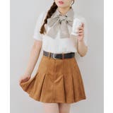 ベルト付プリーツミニスカート | RMAF　NICE CLAUP / OLIVE des OLIVE | 詳細画像5 