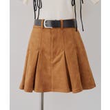 ベルト付プリーツミニスカート | RMAF　NICE CLAUP / OLIVE des OLIVE | 詳細画像10 