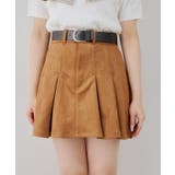 ベルト付プリーツミニスカート | RMAF　NICE CLAUP / OLIVE des OLIVE | 詳細画像14 