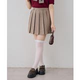 ベージュ系 | 【セットアップ対応】ミニプリーツスカート | RMAF　NICE CLAUP / OLIVE des OLIVE