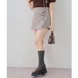 折り返しプリーツミニスカート | RMAF　NICE CLAUP / OLIVE des OLIVE | 詳細画像13 