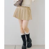 ダブルベルトランダムプリーツミニスカート | RMAF　NICE CLAUP / OLIVE des OLIVE | 詳細画像14 