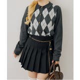 チャーム付プリーツミニスカート | RMAF　NICE CLAUP / OLIVE des OLIVE | 詳細画像22 