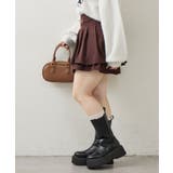 ハイウエストビット付ミニスカート | RMAF NICE CLAUP / OLIVE des OLIVE | 詳細画像4