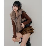 ベルト付ティアードミニスカート | RMAF NICE CLAUP / OLIVE des OLIVE | 詳細画像20