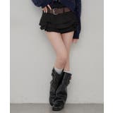 ベルト付ティアードミニスカート | RMAF NICE CLAUP / OLIVE des OLIVE | 詳細画像30