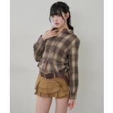 ベルト付ティアードミニスカート | RMAF NICE CLAUP / OLIVE des OLIVE | 詳細画像38