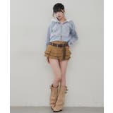 ベルト付ティアードミニスカート | RMAF NICE CLAUP / OLIVE des OLIVE | 詳細画像42