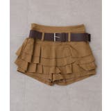ベルト付ティアードミニスカート | RMAF NICE CLAUP / OLIVE des OLIVE | 詳細画像54