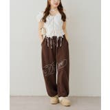 キラキラロゴのスウェットパンツ | RMAF NICE CLAUP / OLIVE des OLIVE | 詳細画像5