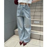 ブリーチ | 【S/Mサイズ展開】キラキラロゴバギーデニムパンツ | RMAF　NICE CLAUP / OLIVE des OLIVE