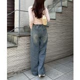【S/Mサイズ展開】キラキラロゴバギーデニムパンツ | RMAF　NICE CLAUP / OLIVE des OLIVE | 詳細画像23 